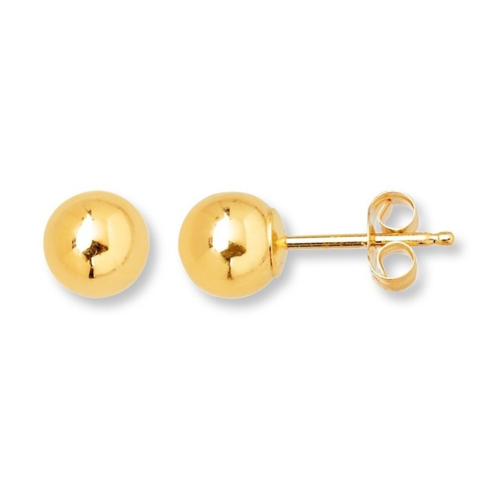 Sphere 18kts Gold Plated Studs